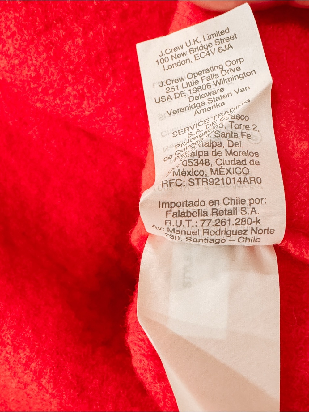 J. Crew Bright Cerise (coral red) Double-Breasted Wool Boucle Coat NWT - Picture 9 of 9